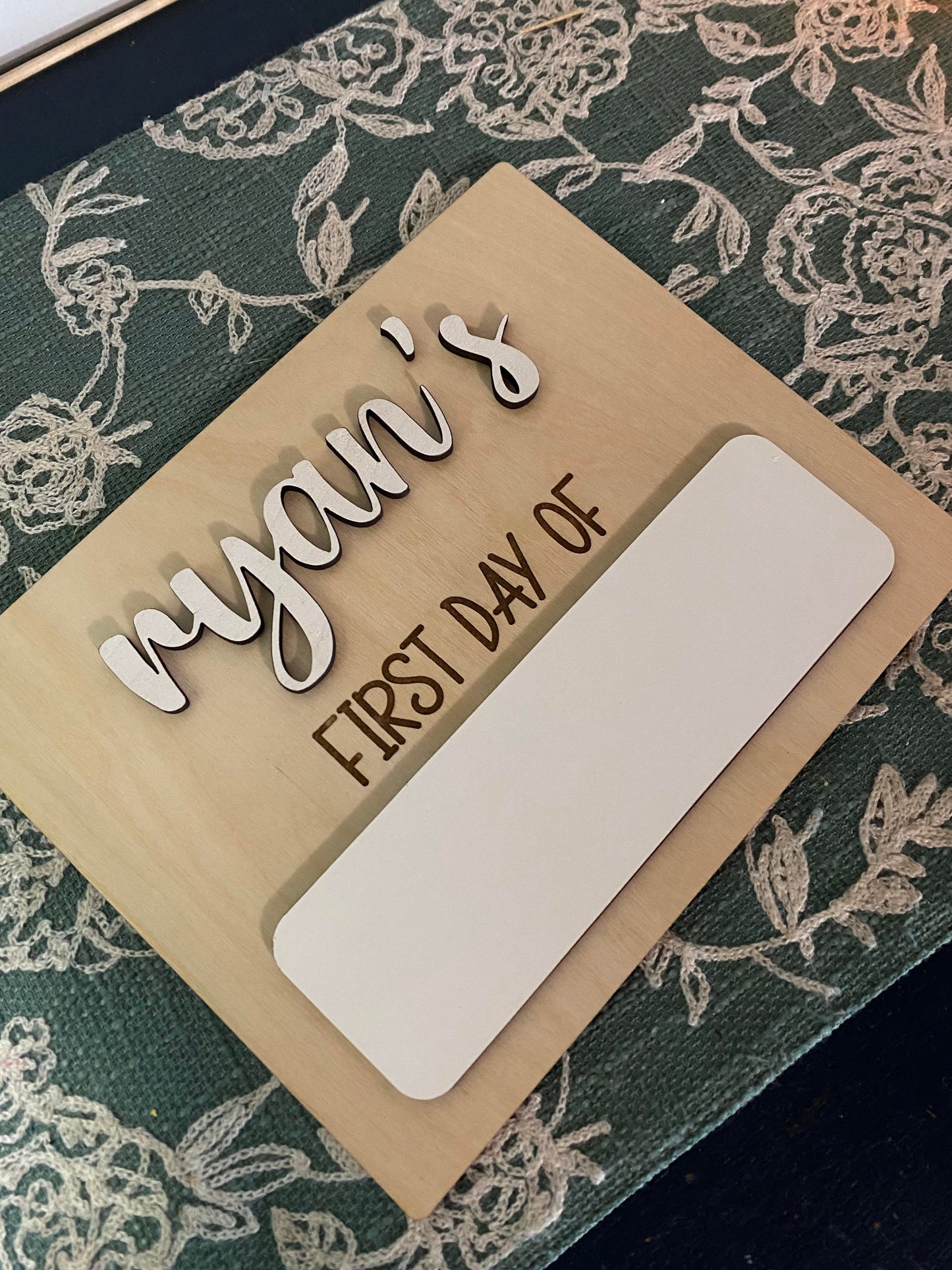 1st Day of School Sign