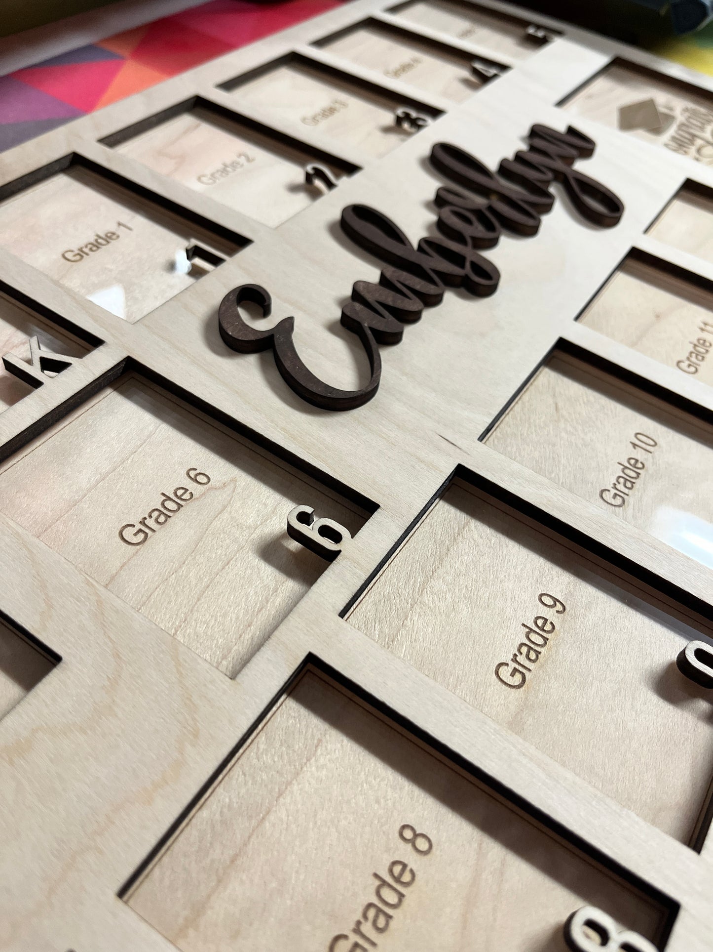 Pre K to Graduation School Picture Frame