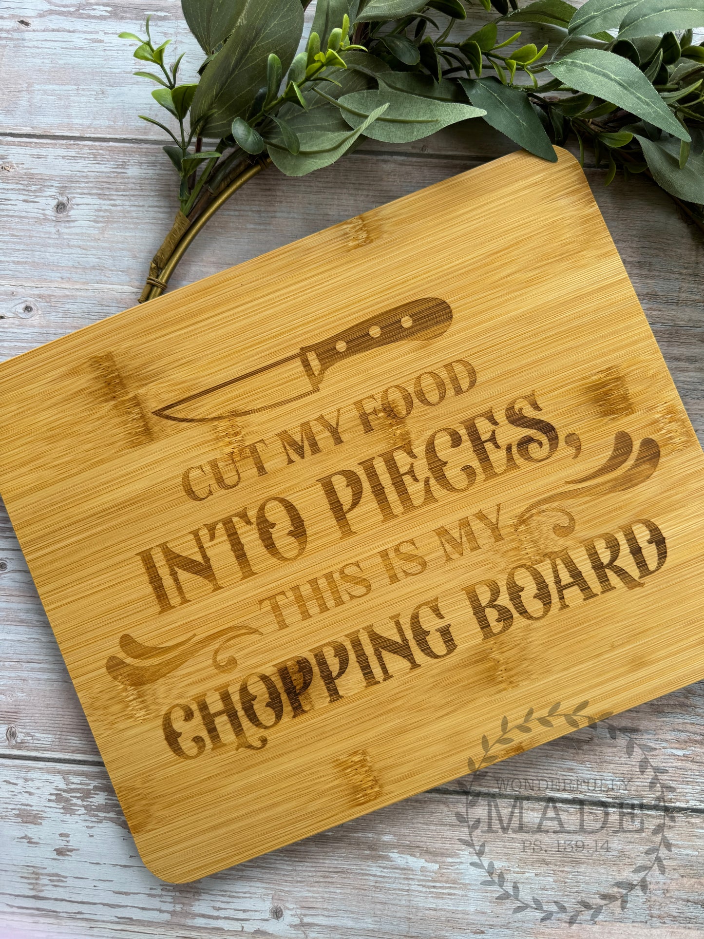 Cut My Food Into Pieces Cutting Board