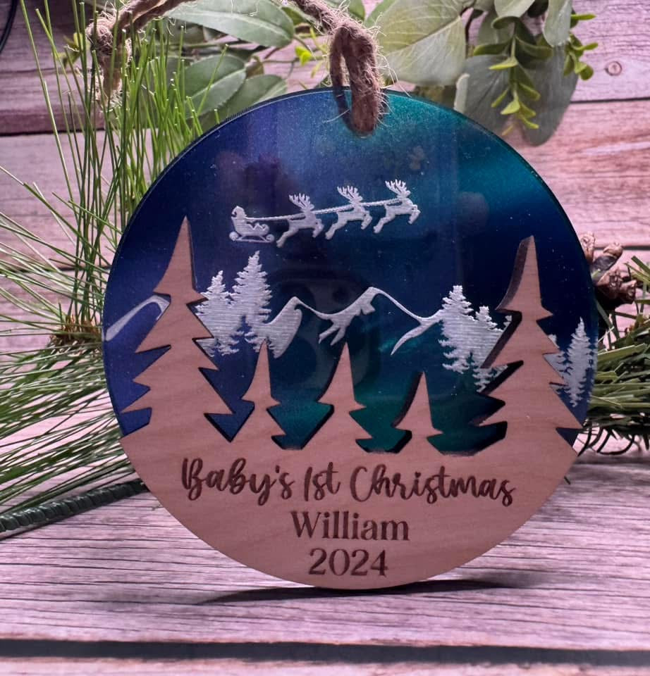 Believe in the Magic of Christmas Ornament-Custom