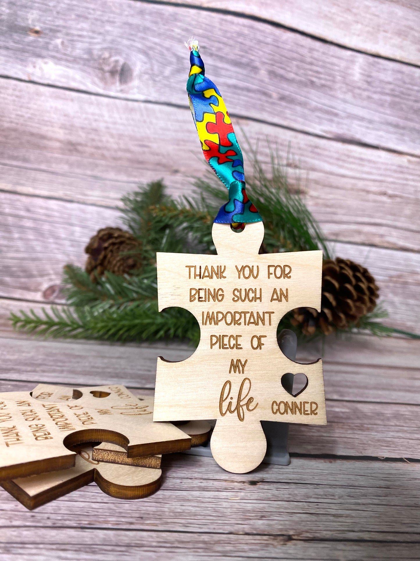 Puzzle Piece Ornament