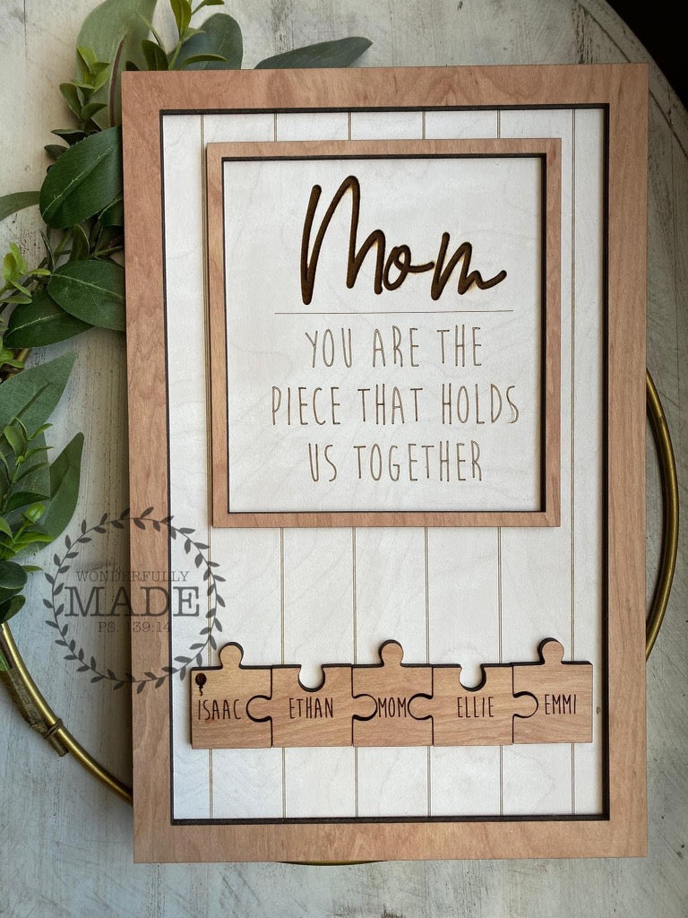 Mother's Day Puzzle Piece Gift
