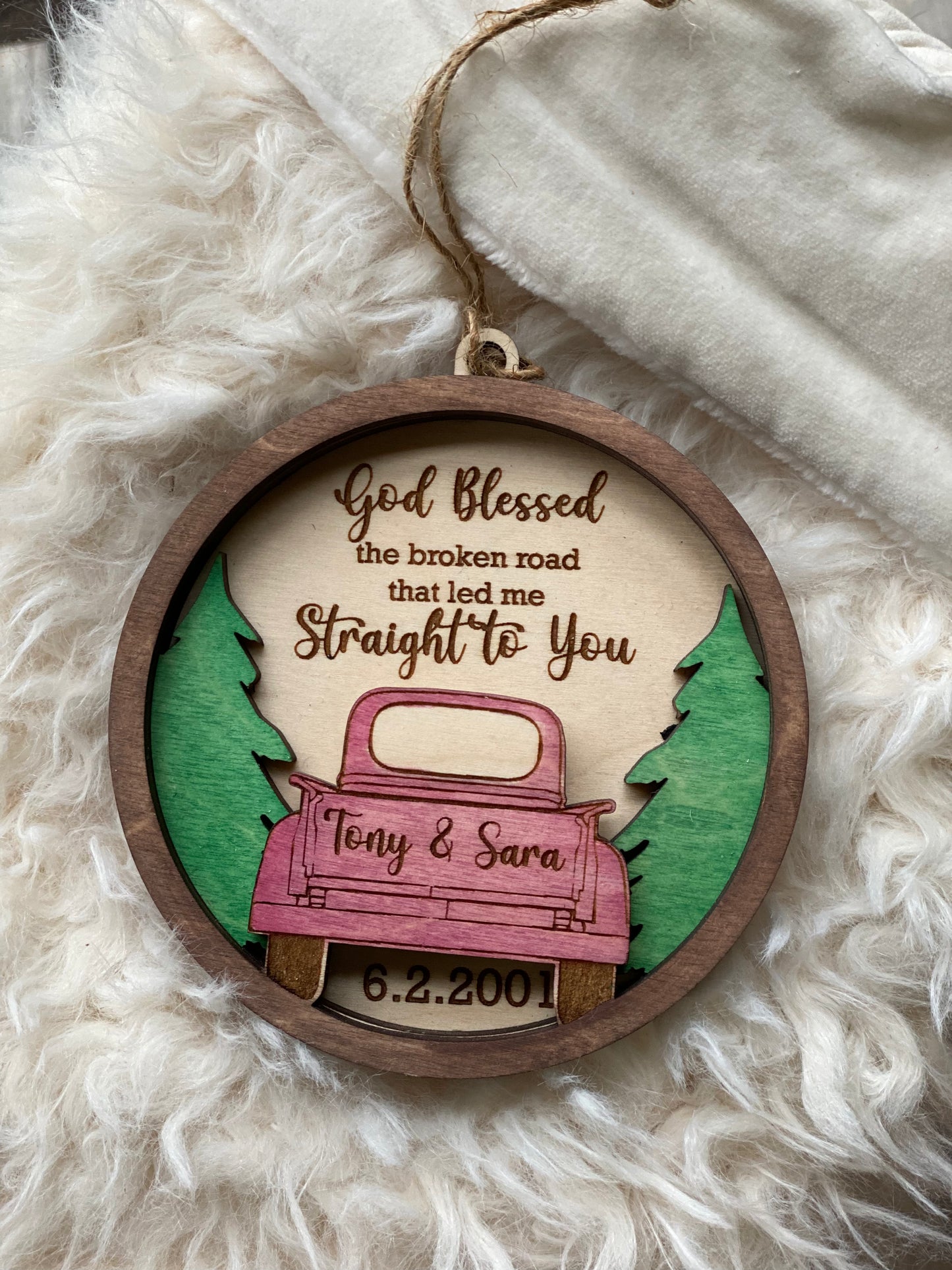 Vintage Truck Personalized Ornament