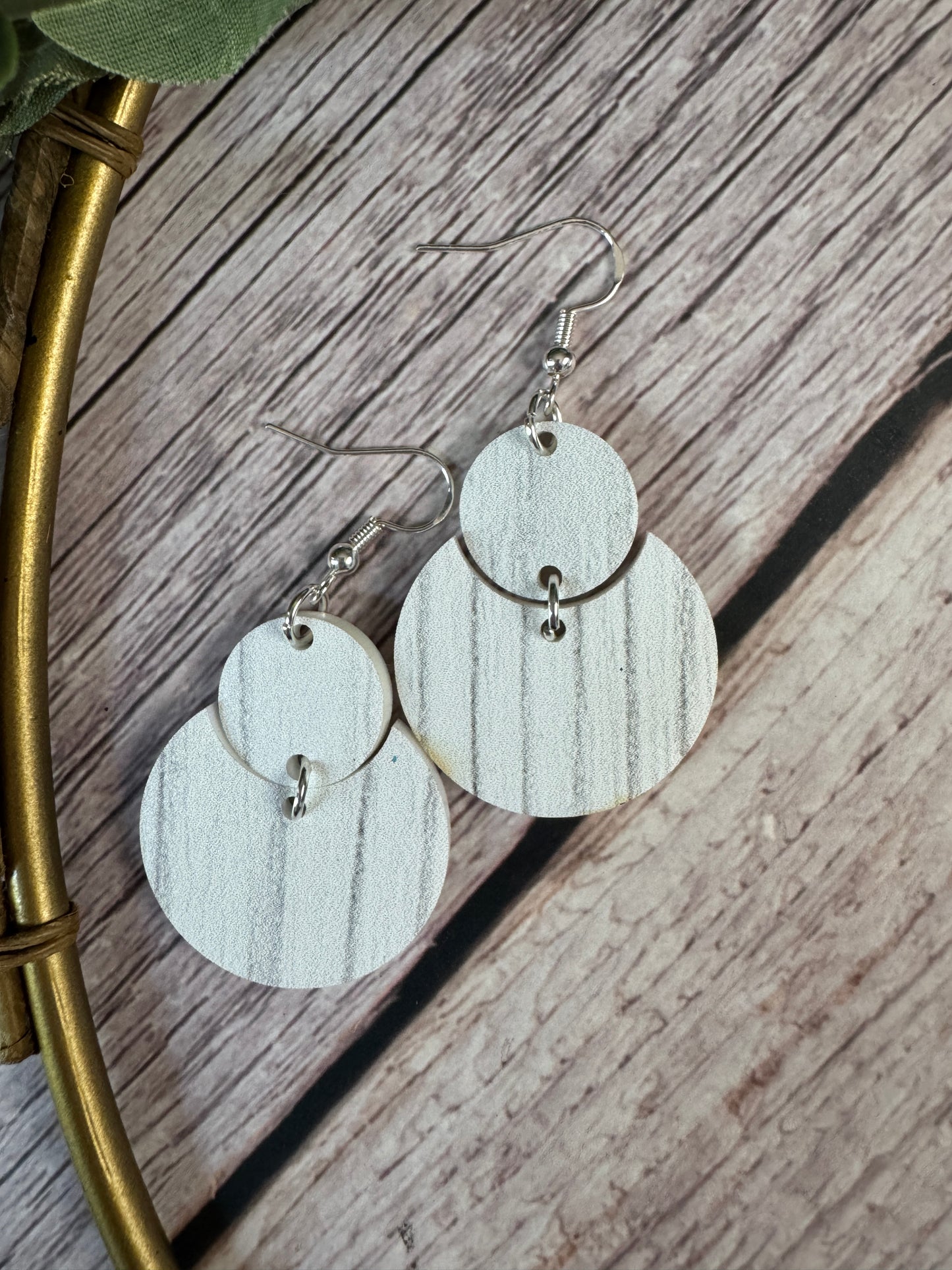 Faux White Wash-2 Piece Circles
