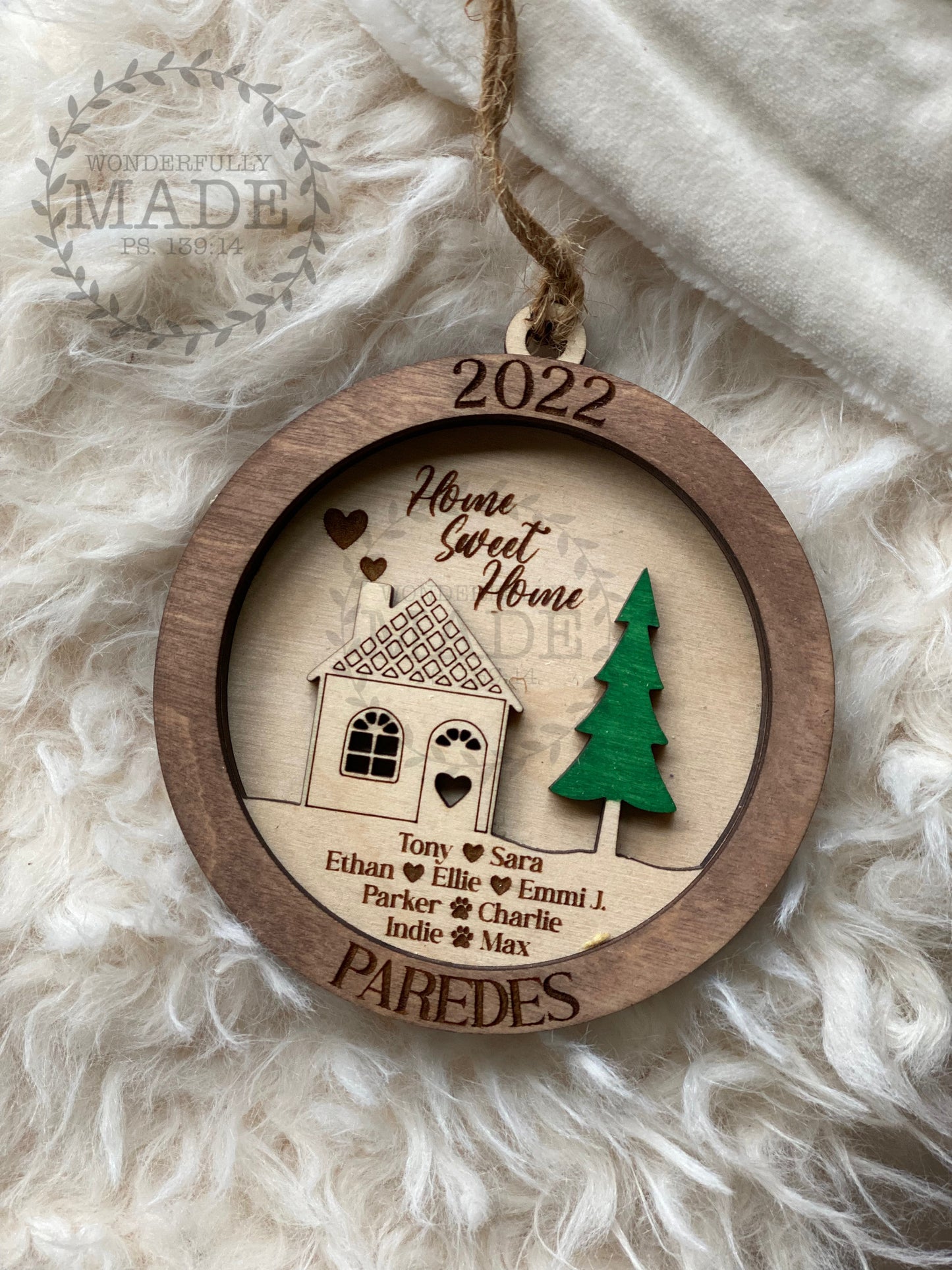 Home Sweet Home Ornament