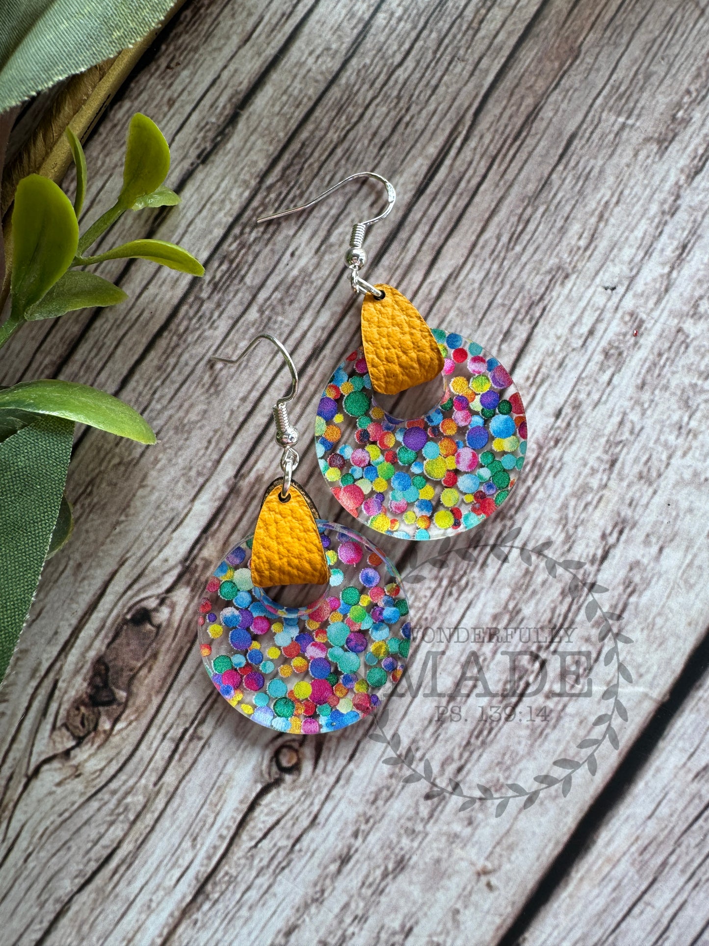 Nonpareils-Leather Hoops