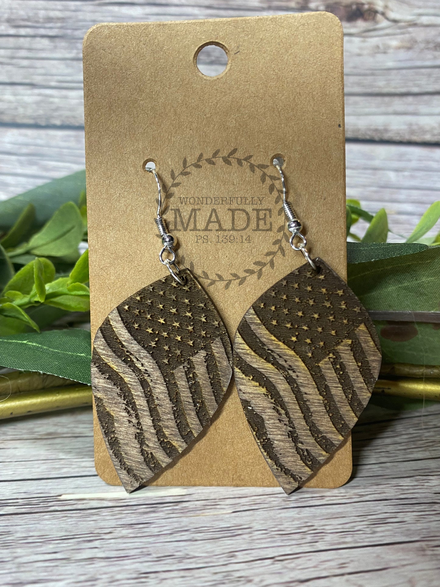 American Flag Earrings