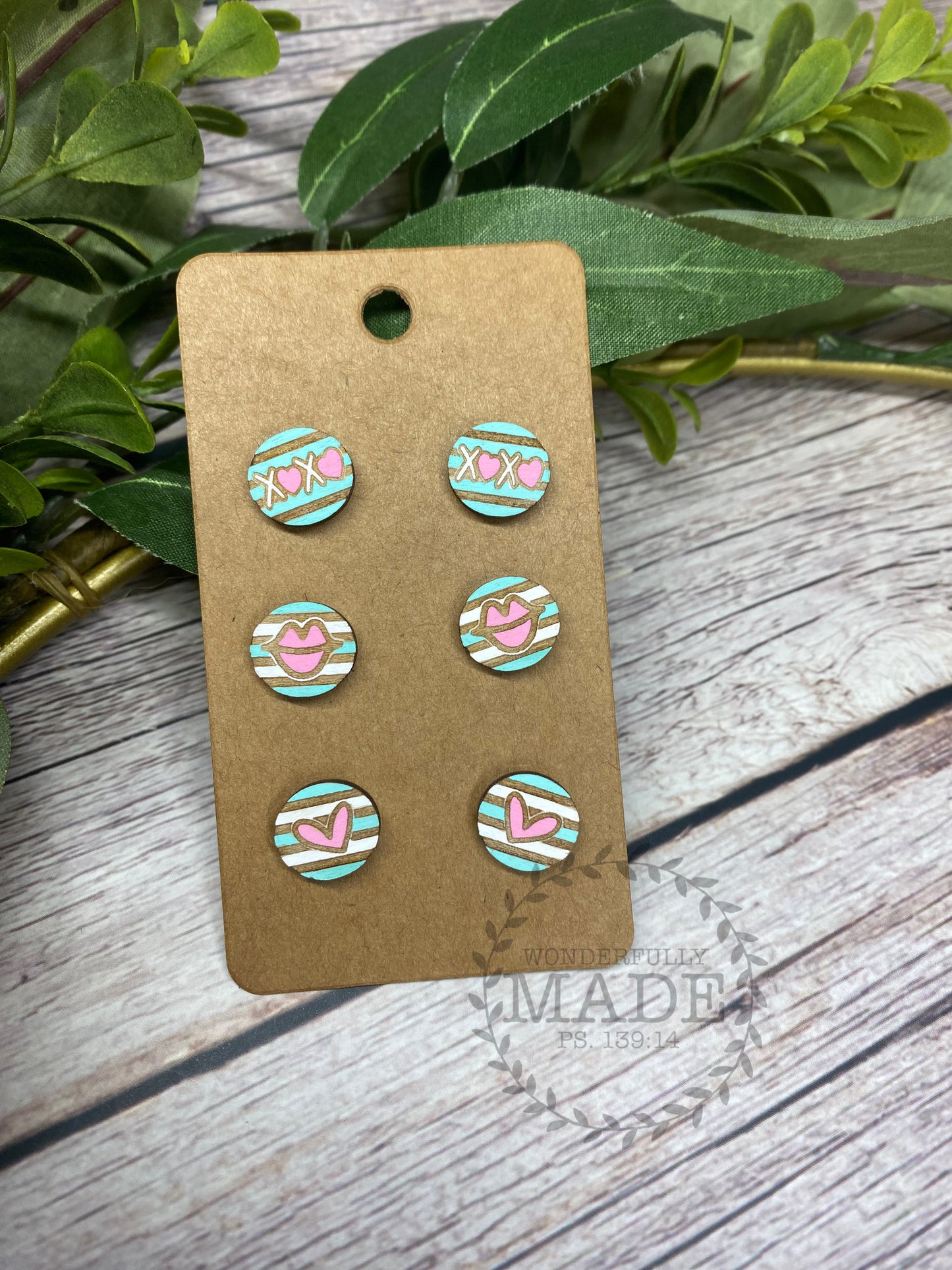 Valentine's Day Studs Set #1