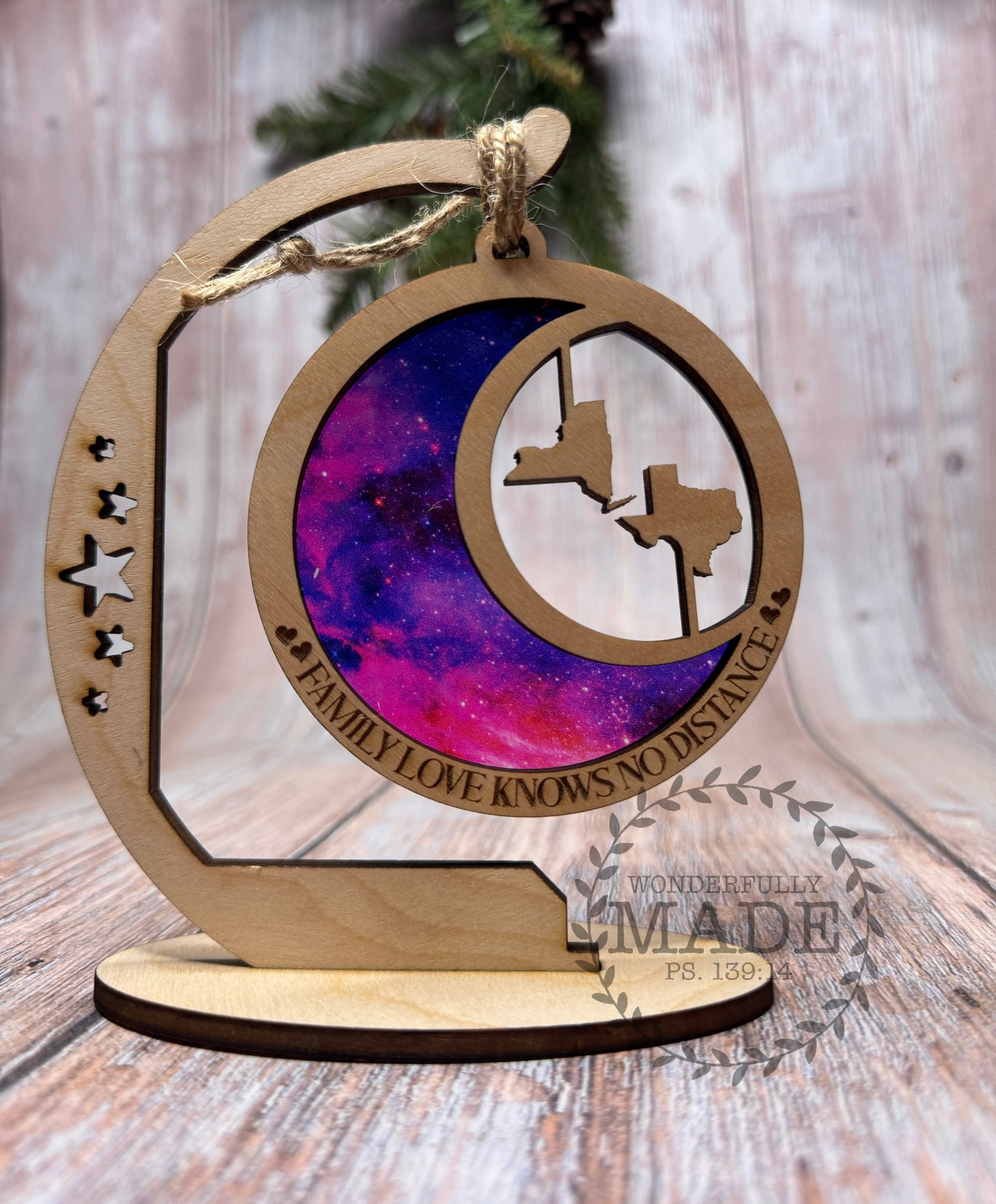 Family Knows No Distance Ornament