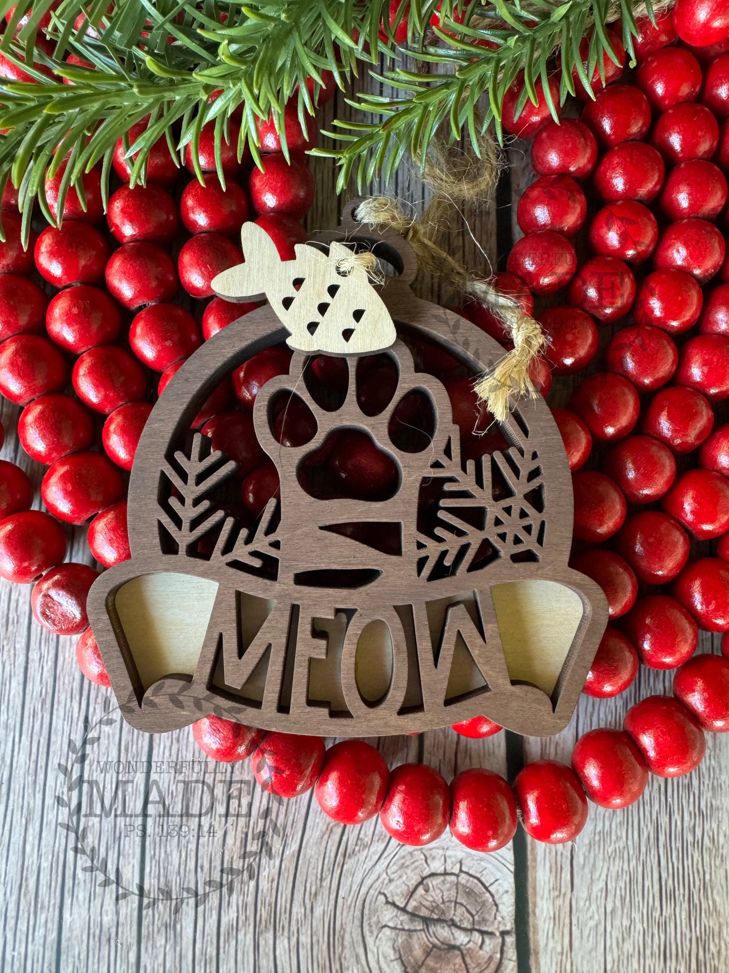 Custom Cat Ornament