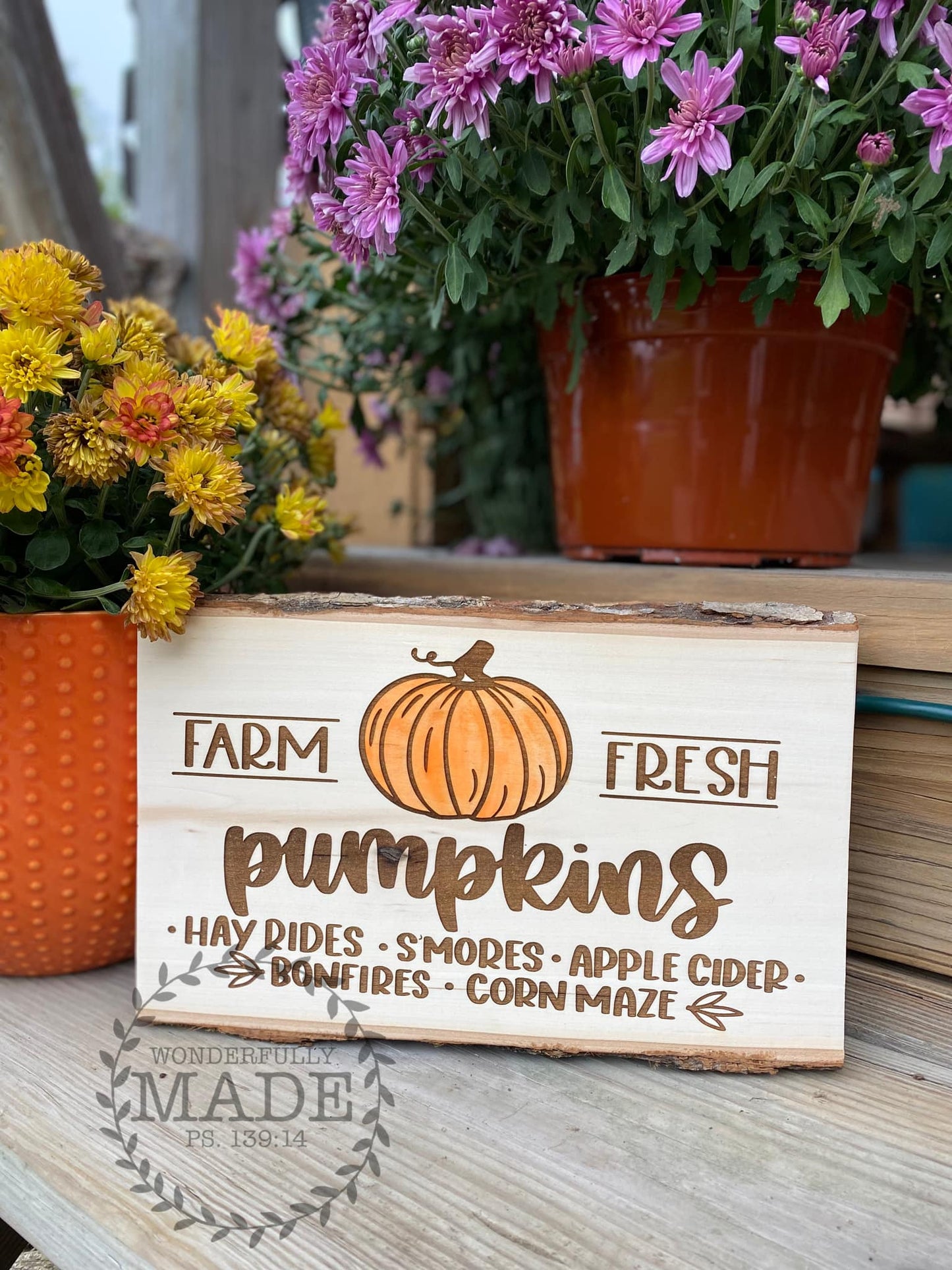 Farm Fresh Pumpkins Sign