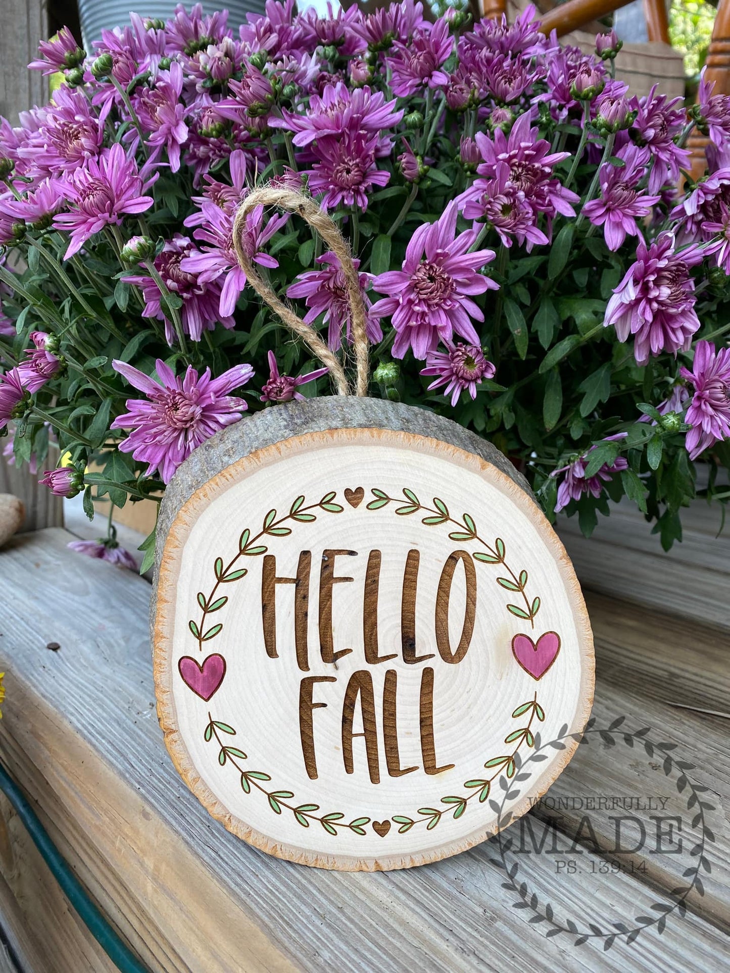 Hello Fall Sign