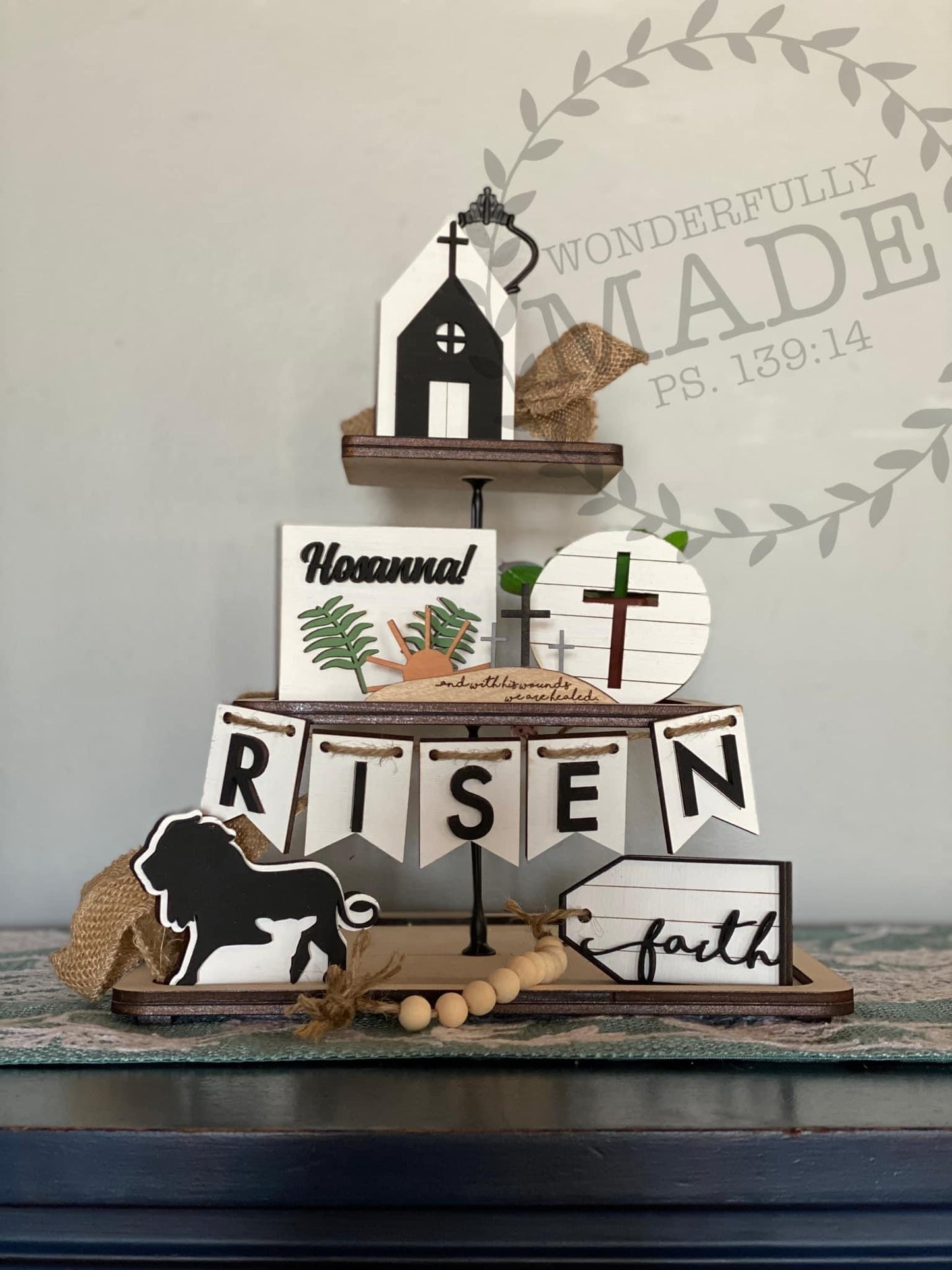 Easter Tier Tray-Resurrection