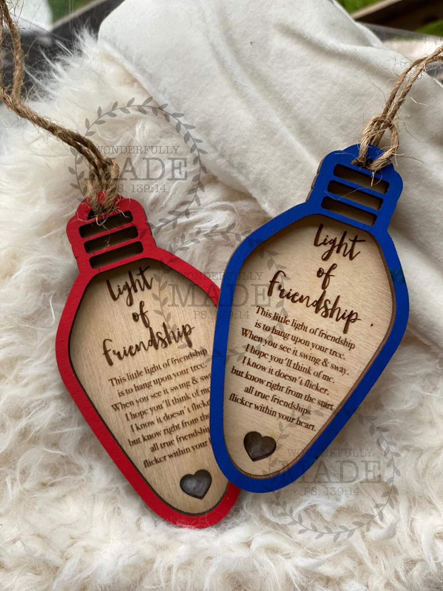 Light of Friendship Christmas Ornament