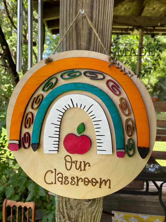 Classroom Door Sign-Custom