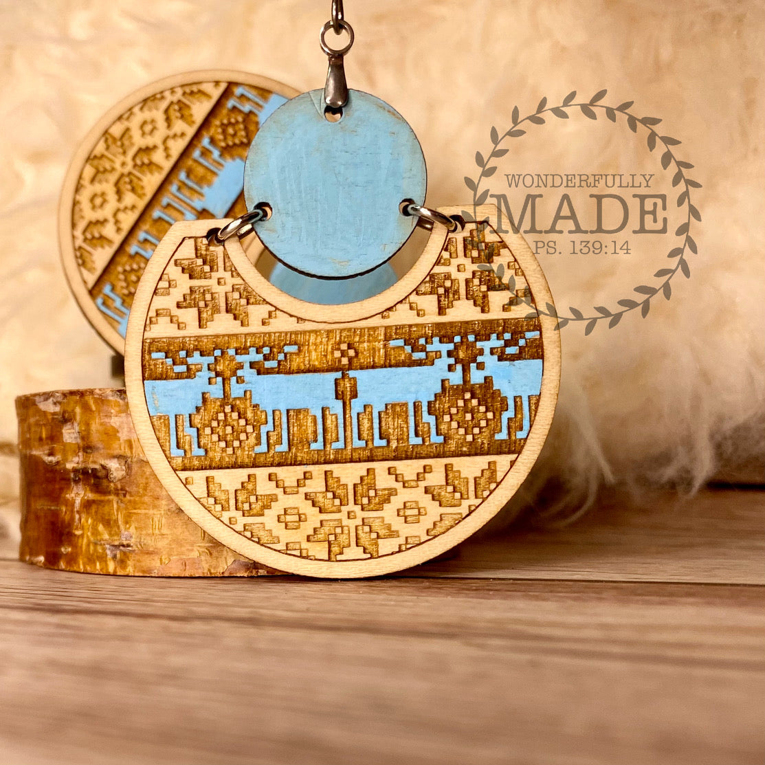 Ugly Sweater Earrings-Reindeer