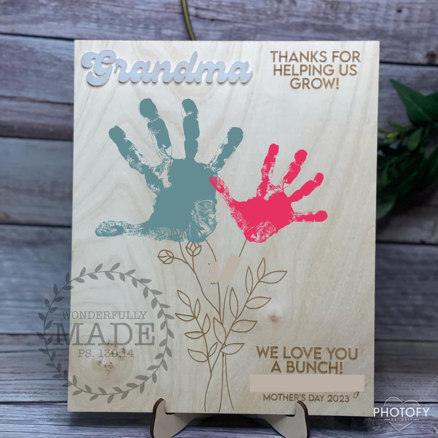 Mother's Day DIY Handprint Sign