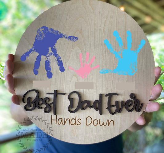 Father's Day DIY Handprint Sign