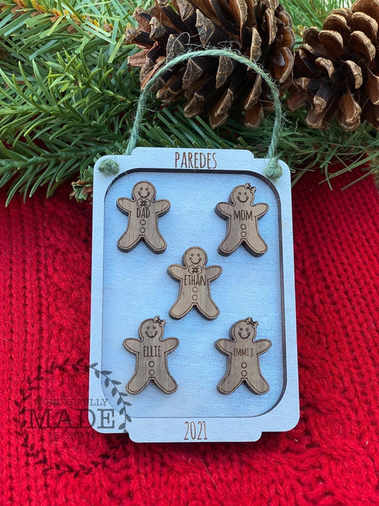 Personalized Family Cookie Tray Ornament