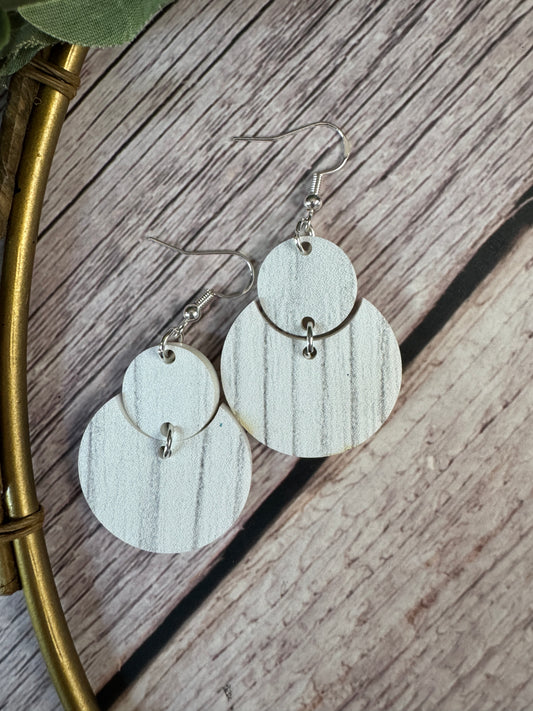 Faux White Wash-2 Piece Circles