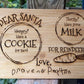 Milk & Cookies for Santa Board