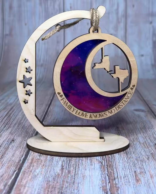 Family Knows No Distance Ornament