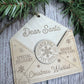Letter to Santa Christmas Ornament