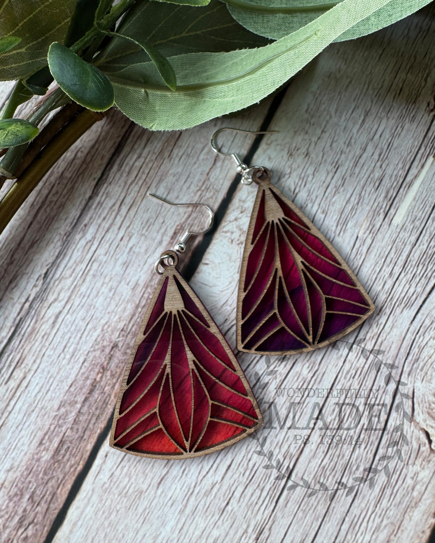 Triangle Geometric Earrings