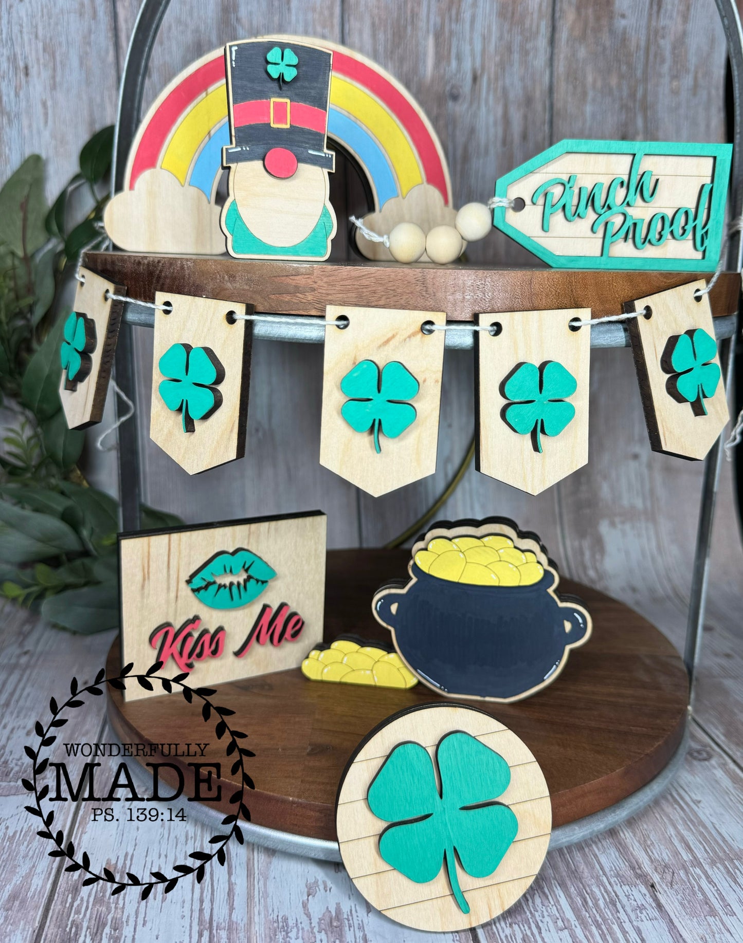 St. Patrick's Day Tier Tray Set