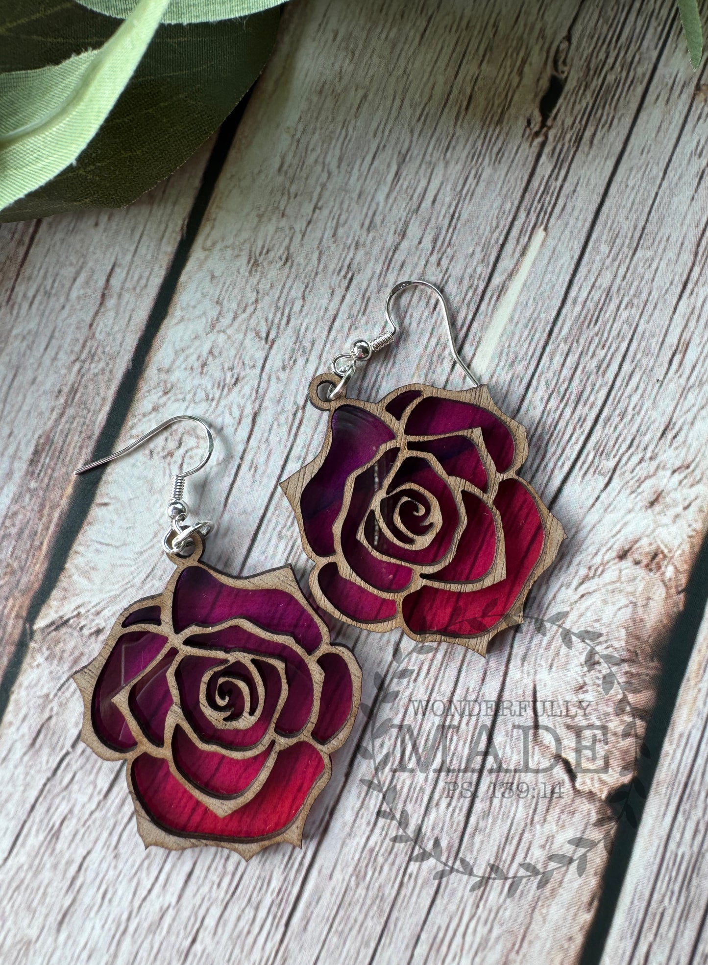 Rose Earrings