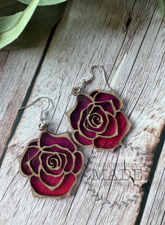 Rose Earrings