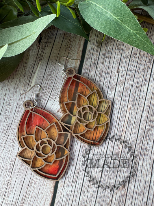 Lotus Blossom Earrings