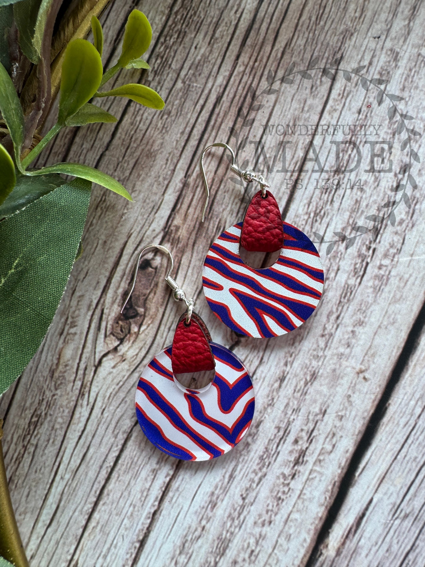 Buffalo Madness-Leather Hoops