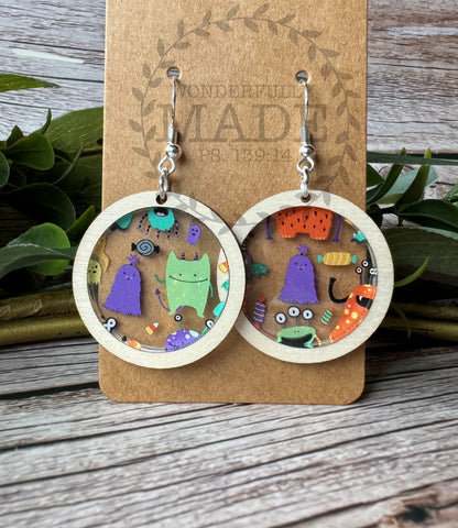 Monster Earrings