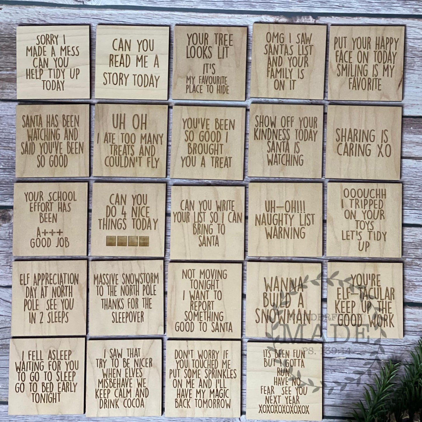 Elf Report Interchangeable Prop