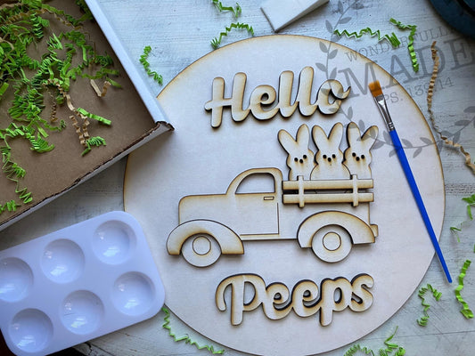 Hello Peeps Paint Kit