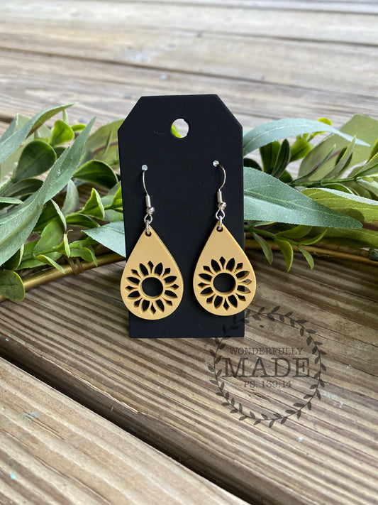 Sunflower Earrings