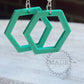 Hexagon Earrings